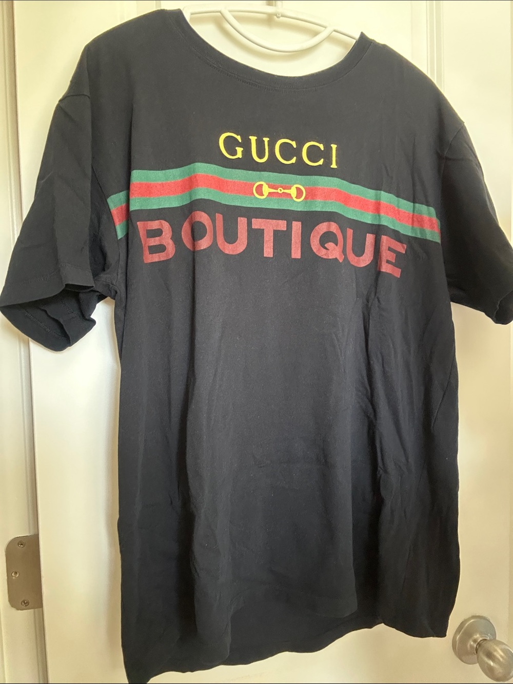 Men Gucci logo original tee